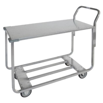 350 200 Metal Cart W Metal Tray Top